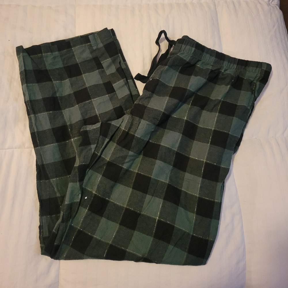 Women's XL plaid pajama pants